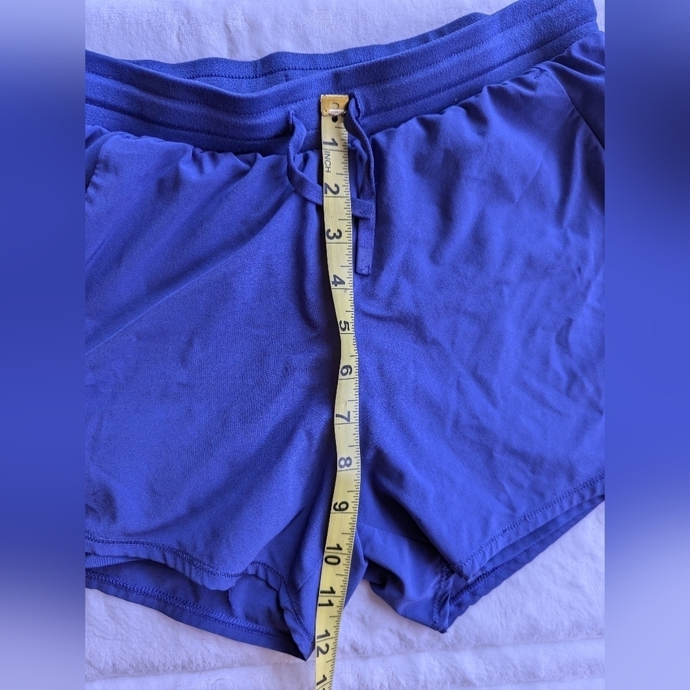 all in motion Fleece Exercise Shorts - Size XL (24/16) blue lightweight - Picture 9 of 10
